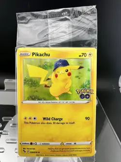 Pokemon GO - Pikachu # 028/078 Holo GameStop Promo New Sealed - Image 2