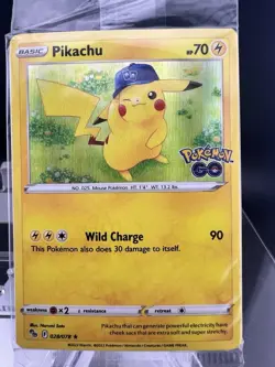 Pokemon GO - Pikachu # 028/078 Holo GameStop Promo New Sealed - Image 3