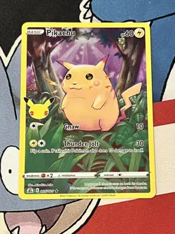 Pikachu 005/025 Celebrations 25th Anniversary Holo Pokemon TCG - Image 2