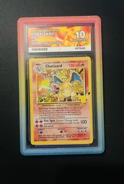 2021 Pokemon Celebrations Charizard Holo – Classic Collection – Ace 10 Guard Inc - Image 1