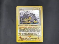 Pokemon Raikou 1st Edition 13/64 Neo Revelation Holo - Image 1
