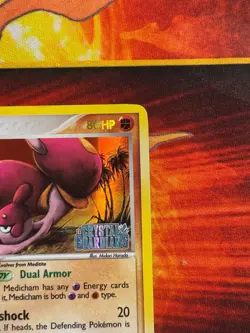 Medicham Reverse Holo Stamped 25/100 Rare - Pokemon EX Crystal Guardians - Image 3