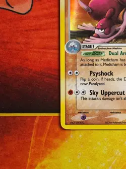 Medicham Reverse Holo Stamped 25/100 Rare - Pokemon EX Crystal Guardians - Image 4