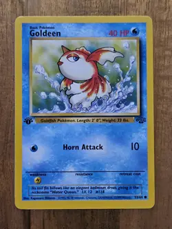 Goldeen 1st Edition - Near Mint - 1999 Pokemon TCG - #53/64 Jungle Set WOTC - Image 2