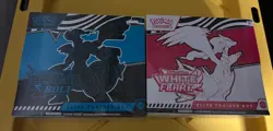 Pokemon Black Bolt and White Flare ETB Elite Trainer Box Factory Sealed Set Of 2 - Image 1