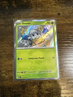Snover 100/091 Shiny Rare Paldean Fates Pokemon TCG - Image 1