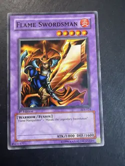 Yugioh - Flame Swordsman SDJ-024 1st Edition - Starter Deck: Joey - Image 1