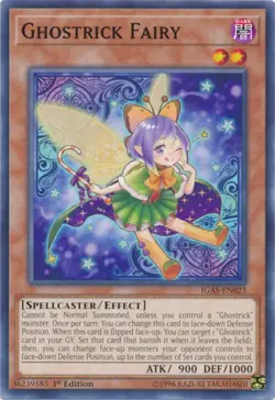 1x (NM) Ghostrick Fairy - IGAS-EN023 - Common - 1st Edition YuGiOh - Image 1