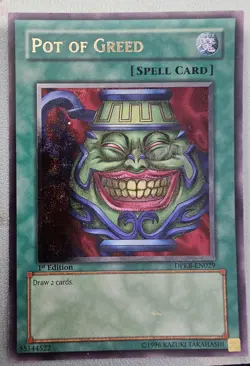Yugioh - Pot of Greed - DPKB-EN029 - Ultimate Rare 1st Edition - Image 1