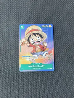 One Piece TCG Monkey D. Luffy P-037 Promo Card English Anime Expo - Image 1