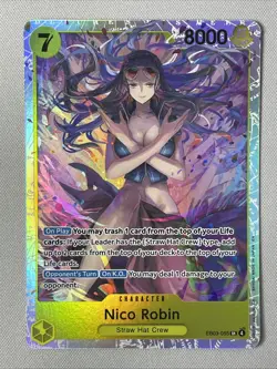 One Piece - Nico Robin SR - EB03-055 English NM Heroines Edition - Image 1
