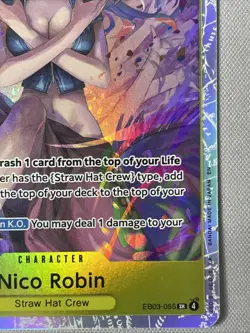 One Piece - Nico Robin SR - EB03-055 English NM Heroines Edition - Image 4