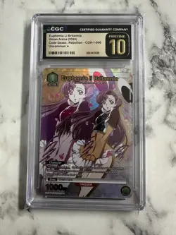 UNION ARENA UA01BT/CGH-1-046 Euphemia li Britannia Parallel CODE GEASS English - Image 1