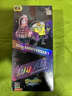 Spongebob Cards OVERSIZED TICKET CARDS 25th Anniversary Kayou Card's Sealed - Image 1