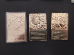 Gold Metal Pokemon Cards 1999 Nintendo - Image 2