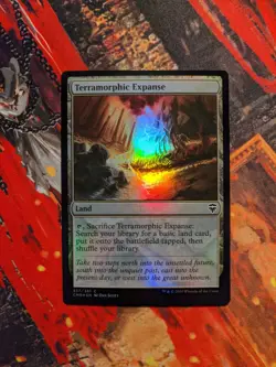 MTG Card: (1x) Terramorphic Expanse (Commander Legends) FOIL - Image 1