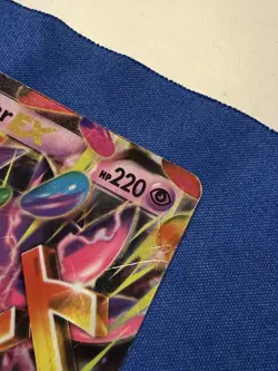 Pokemon TCG XY: Phantom Forces Mega M Gengar EX Holo Card 35/119 DAMAGED - Image 3
