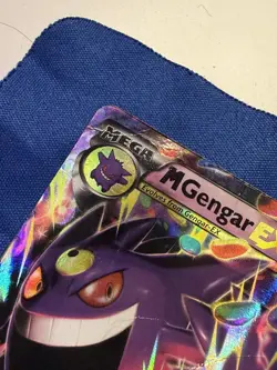 Pokemon TCG XY: Phantom Forces Mega M Gengar EX Holo Card 35/119 DAMAGED - Image 4