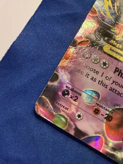 Pokemon TCG XY: Phantom Forces Mega M Gengar EX Holo Card 35/119 DAMAGED - Image 5