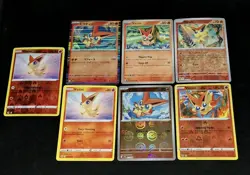 7 Card Lot Victini Pokemon TCG Reverse Holos English 023/195 & Japanese 012/086 - Image 1