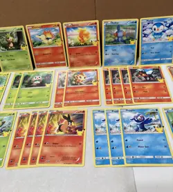 2021 McDonalds 25th Anniversary LOT of 39 Pokemon Card BASE LOT ALL NON HOLOS - Image 3
