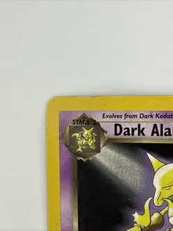 Pokemon Dark Alakazam TCG Card 18/82 Non-Holo Heavy Play - Image 5