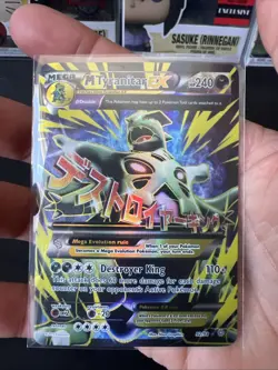 Pokemon TCG M Tyranitar EX Full Art Ultra Rare Holo Card Ancient Origins 92/98 - Image 1