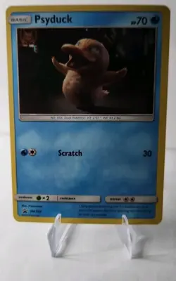 Pokemon Psyduck Cosmo Holo Black Star Promo SM199 In Store Event Card LP - Image 2