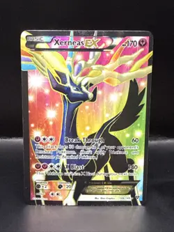 Pokemon TCG Xerneas-Ex Holo Full Art Ultra Rare Card XY 146/146 - Image 1