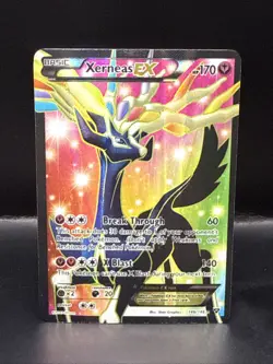 Pokemon TCG Xerneas-Ex Holo Full Art Ultra Rare Card XY 146/146 - Image 2
