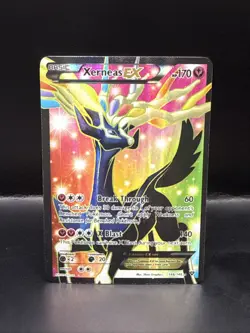 Pokemon TCG Xerneas-Ex Holo Full Art Ultra Rare Card XY 146/146 - Image 3
