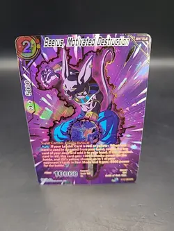 Dragon Ball Super Card Game - BT17-134 SPR - Beerus, Motivated Destruction *NM* - Image 1