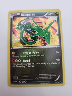 Rayquaza 11/20 Dragon Vault Holo Rare Pokemon Card NM - Image 1