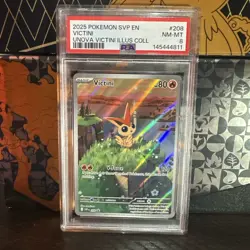 Victini 208 Sv: Scarlet & Violet Promo Cards Holo PSA 8 - Image 1