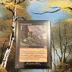 Magic: The Gathering Contamination Enchantment Black Regular Stephen Daniele - Image 1