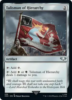 Foil - Talisman of Hierarchy (Surge Foil) - 256 / NM / English MTG - Image 1