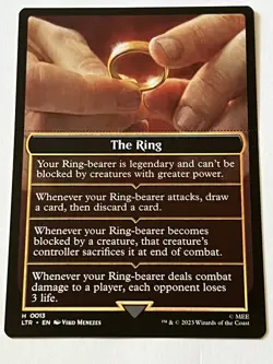 The Ring Tempts You 13 Token MTG LOTR Middle Earth 2023 Mint - 9.0 + Non Foil - Image 3
