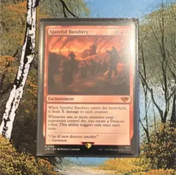Magic: The Gathering Spiteful Banditry Enchantment Mythic Red Regular - Image 1