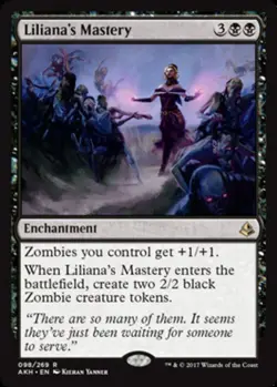 1x Liliana's Mastery Light Play, English Amonkhet MTG Magic - Image 1