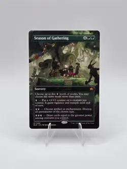 Season of Gathering (Borderless) Bloomburrow Regular Near Mint - Image 1