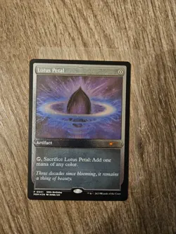 Lotus Petal (Foil Etched) MTG - Unique and Miscellaneous Promos FOIL, Near Mint - Image 3
