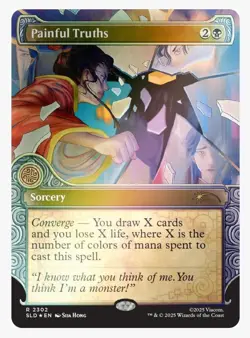 Painful Truths (Rainbow Foil) Secret Lair Drop Foil - Image 1