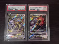 PSA10&7 Sequential Set Charizard & Mewtwo SAR VSTAR Universe Pokemon Card Japan - Image 1