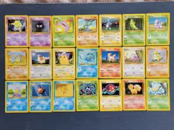 Lot Of 111 WOTC Pokemon Cards 1999 Base, Jungle, Fossil Sets - Image 4