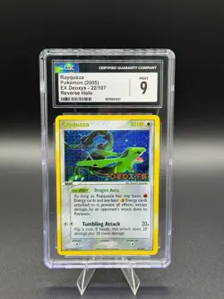 💥Rayquaza Reverse Holo Stamped #22/107 2005 Pokemon EX Deoxys CGC 9 MINT - Image 1