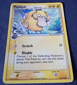 Pokemon - Psyduck 81/110 Delta Species - EX Holon Phantoms - Vintage 2006 - LP - Image 2