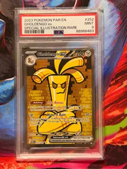 Gholdengo EX Special Illustration Rare PSA 9 Mint Paradox Rift Pokemon 252/182 - Image 1