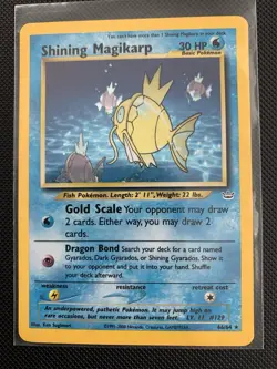 Shining Magikarp 66/64 Secret Rare - Pokemon Neo Revelation - Image 1