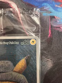 SEALED 2023 Pokemon Van Gogh Pikachu Grey Felt Hat. Super Clean - Mint - Image 5