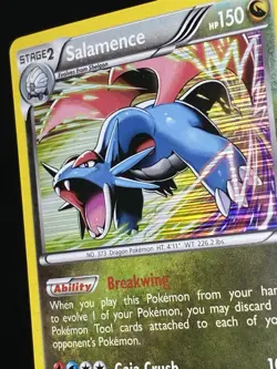 2013 Pokemon Black & White Plasma Blast Salamence Reverse Holo #64/101 (NM) - Image 2